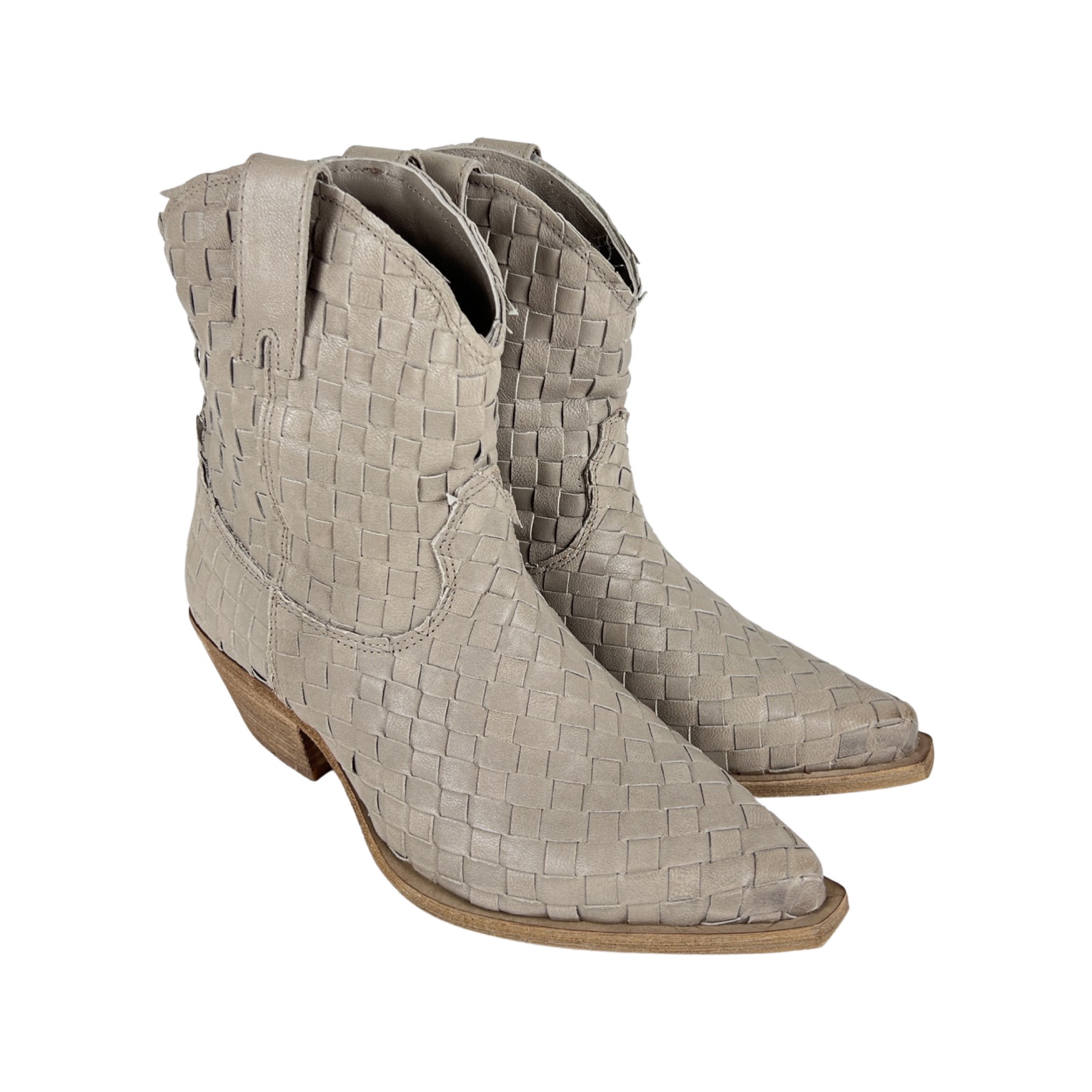 Metisse Western Boot  Taupe