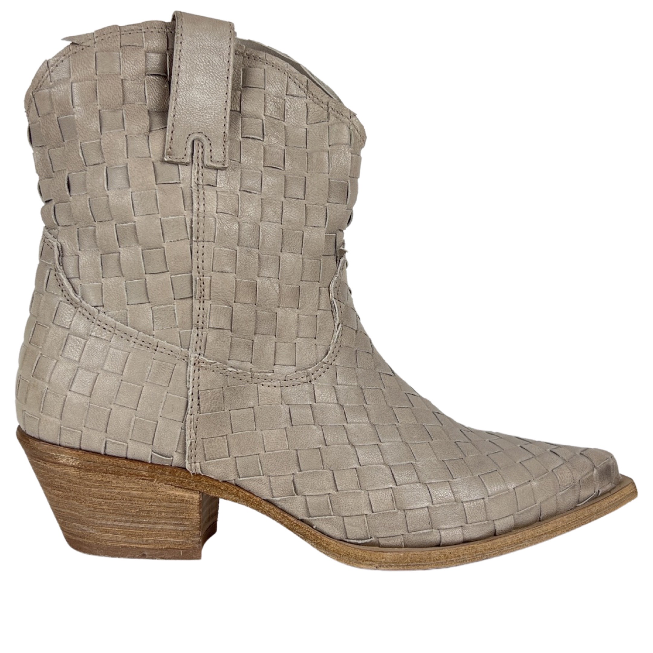 Metisse Western Boot  Taupe