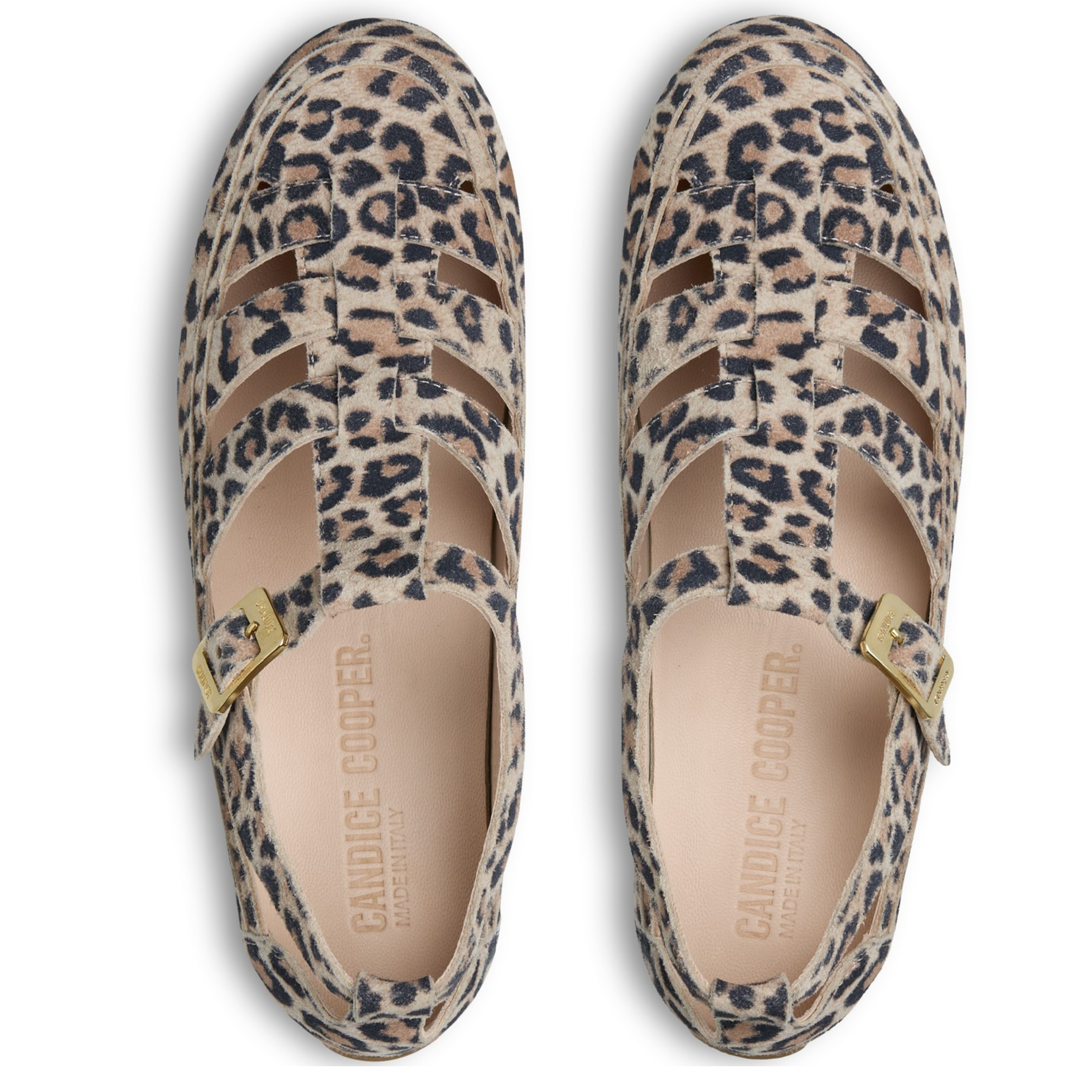 Candice Cooper Rock T-Bar beige printed
