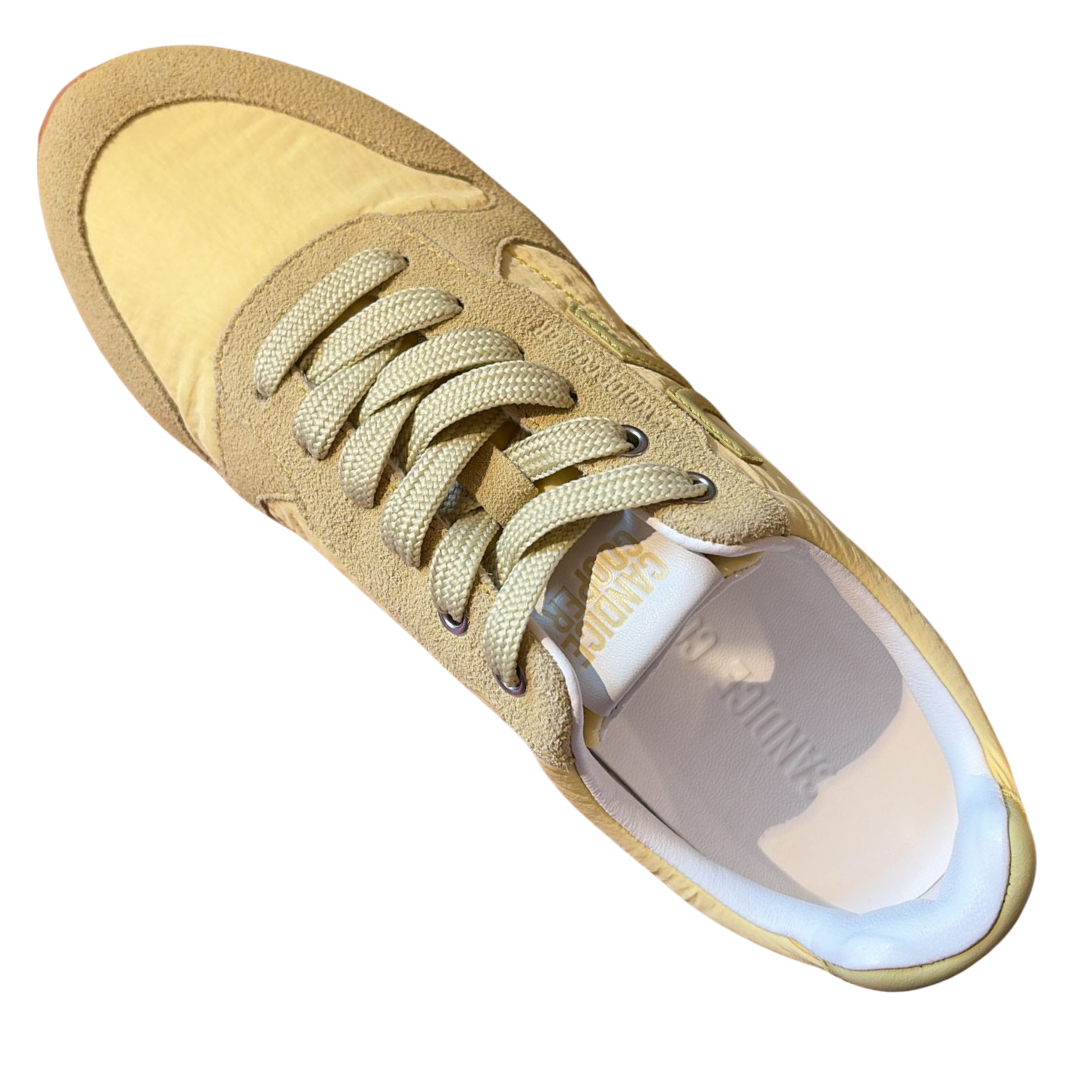 Candice Cooper Sneaker Plume 3 Straw Suede
